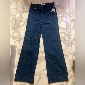 RE/DONE 70s Pocket Wide Leg $259 Sz 27 NWT